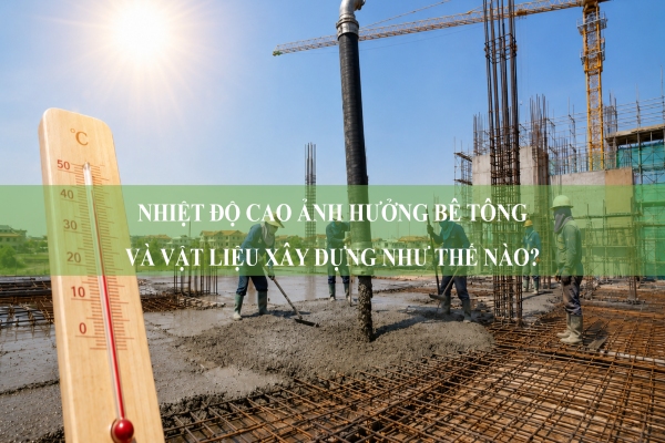 Nhiệt độ cao ảnh hưởng bê tông và vật liệu xây dựng như thế nào?